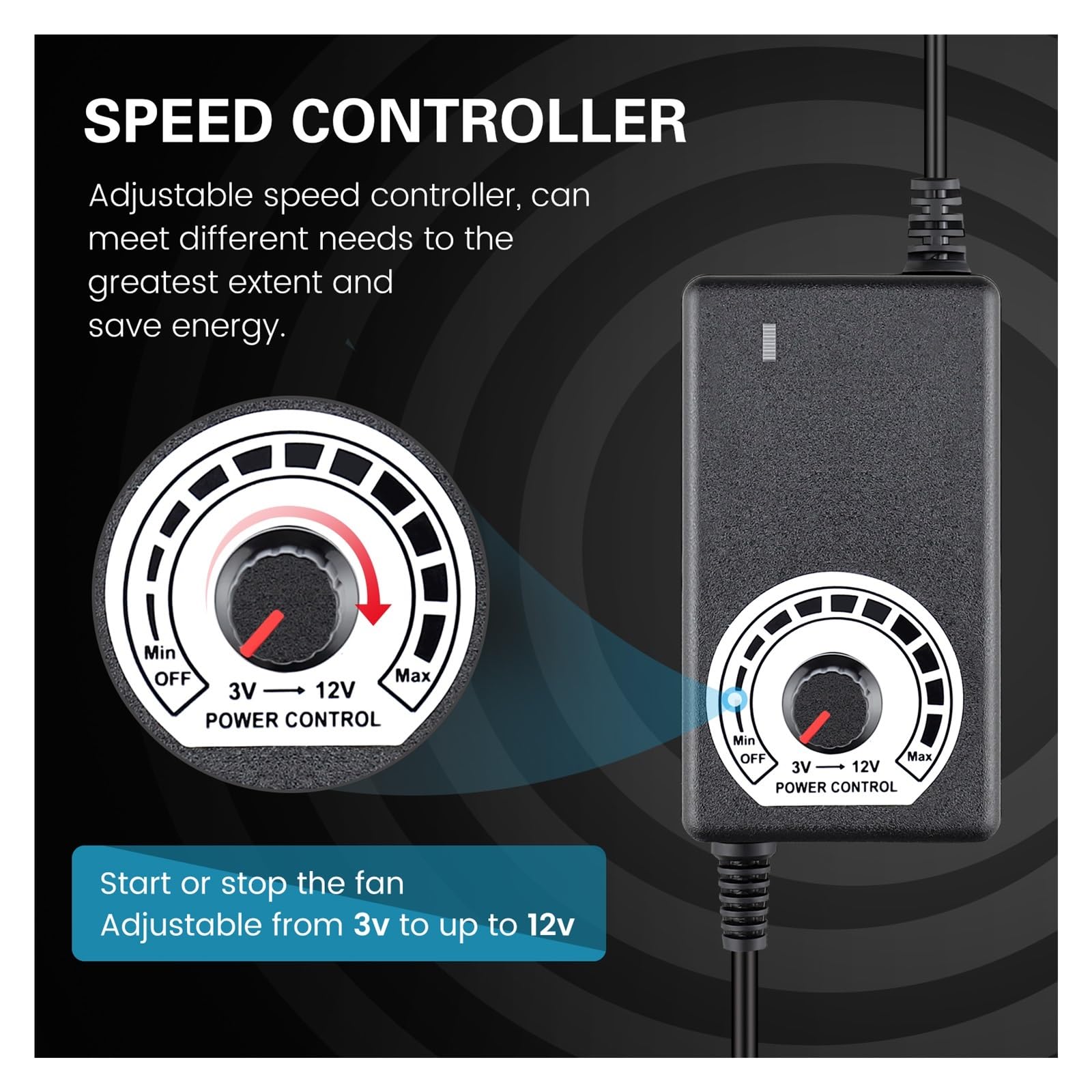Wentylator Kulowy Promieniowy DC 12V 120x32MM Przenośna Dmuchawa Przemysłowa 12CM Big Air Turbo Z Zasilaczem Do Grillowania, Nadmuchiwane Zabawki Lekkie I PrzenośNe
