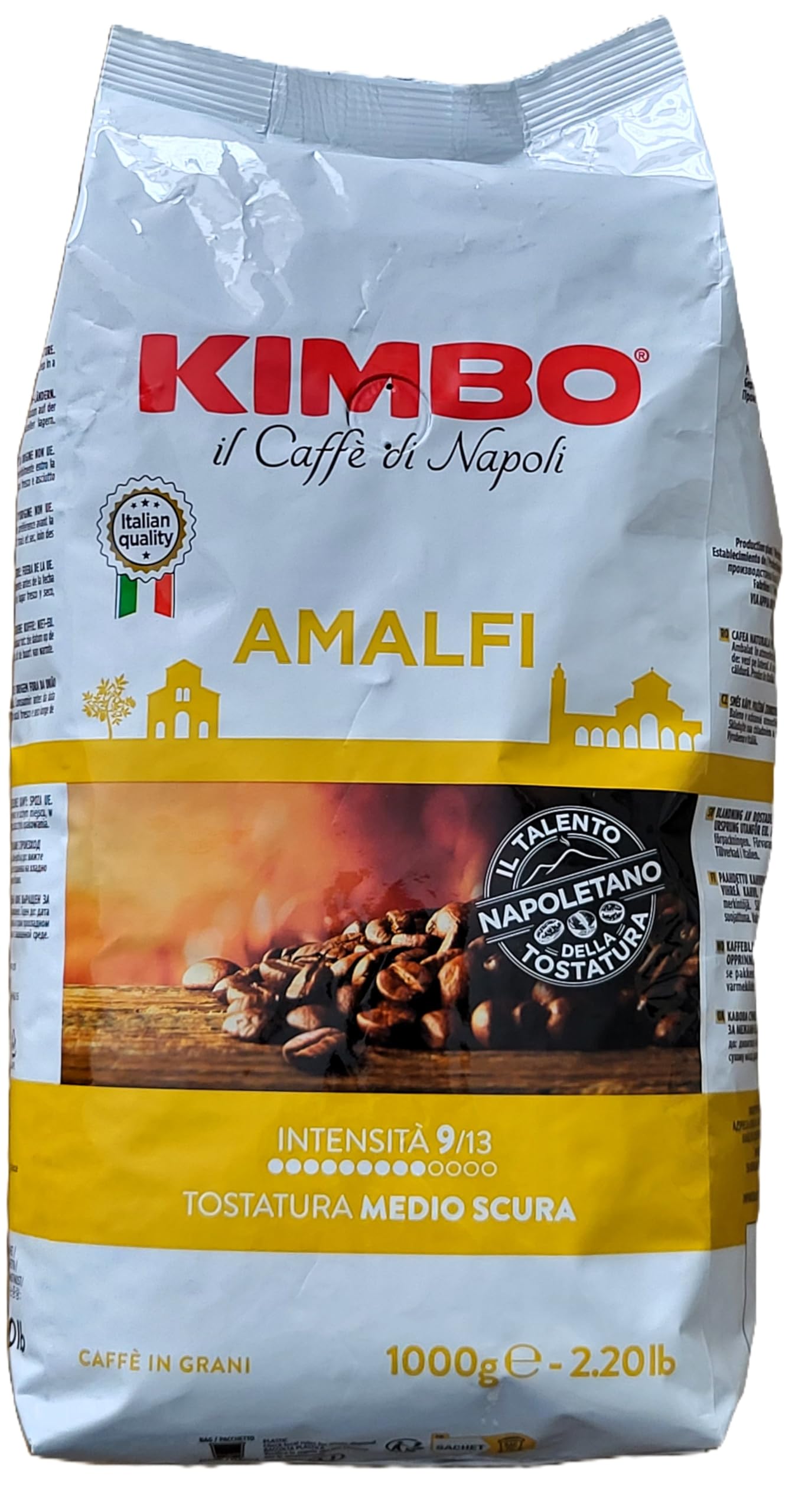 Caffè in grani Kimbo Amalfi 1 kg