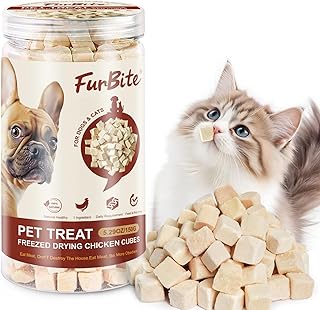 25 High-Protein Mexican Recipes for Muscle and Energy 119 Dehydrated Freeze Dried Chicken for Cat & Dog Treats, 5.29oz Pet Trainin...