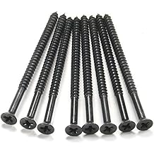 Hinge Outlet Wood Screws, Heavy-Duty Screws for Doors, Cabinets, Furniture & DIY Projects Oil Rubbed Bronze,9 X 3 Inch, 24 Pack