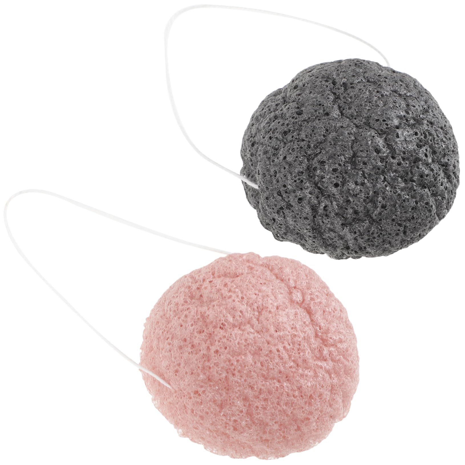 5 series Esponja Limpiadora Reutilizable Esponja Natural Almohadillas Suaves Para Maquillaje Y Baño 2 piezas x 5 Color Aleatorio