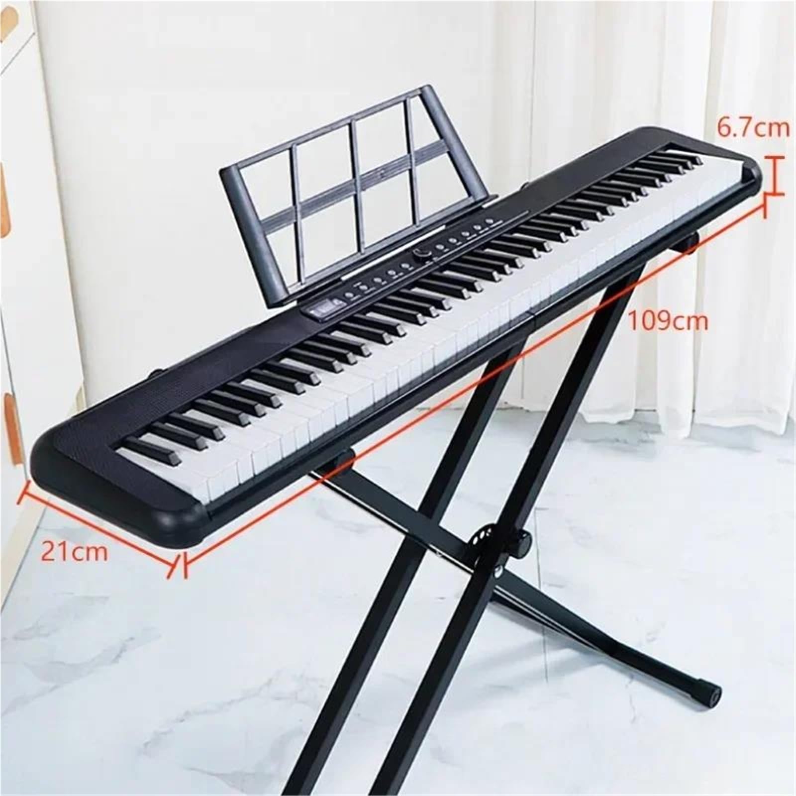 鍵盤楽器 Organ piano with stand China Made Z Style Adjustable Electronic Organ Piano Stand