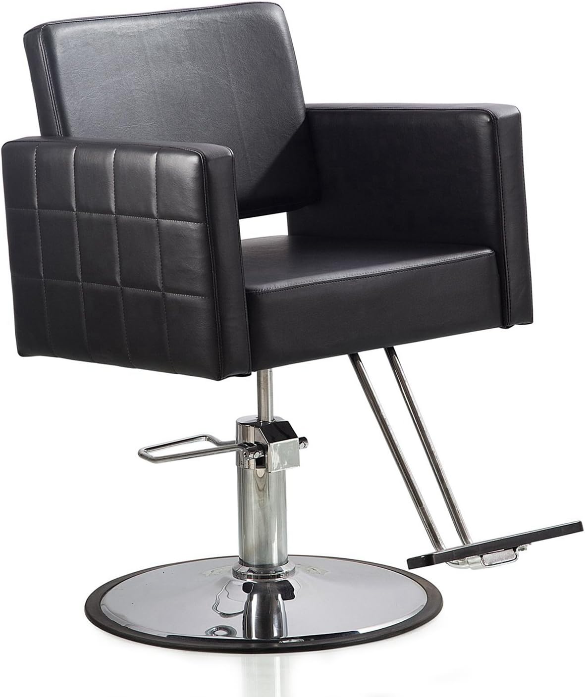 ColdBeauty Beauty Salon Equipment Styling Station New Hydraulic Barber Chair (Round base)