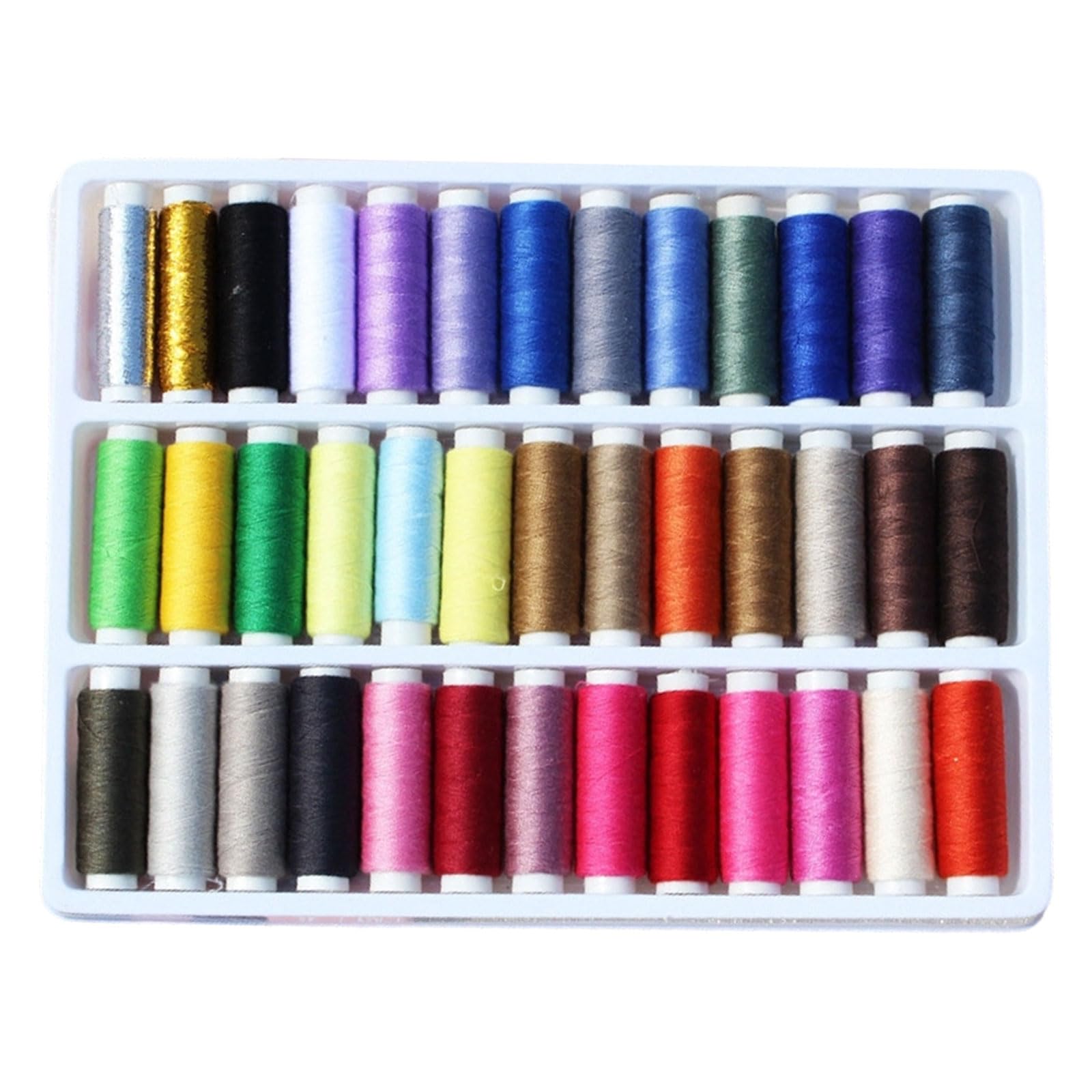 Zwaitl Multicolor 39 Spools Polyester Embroidery Thread For Sewing Machine Quilting Ed Embroidery Machine 109Yards Each Professional Sewing