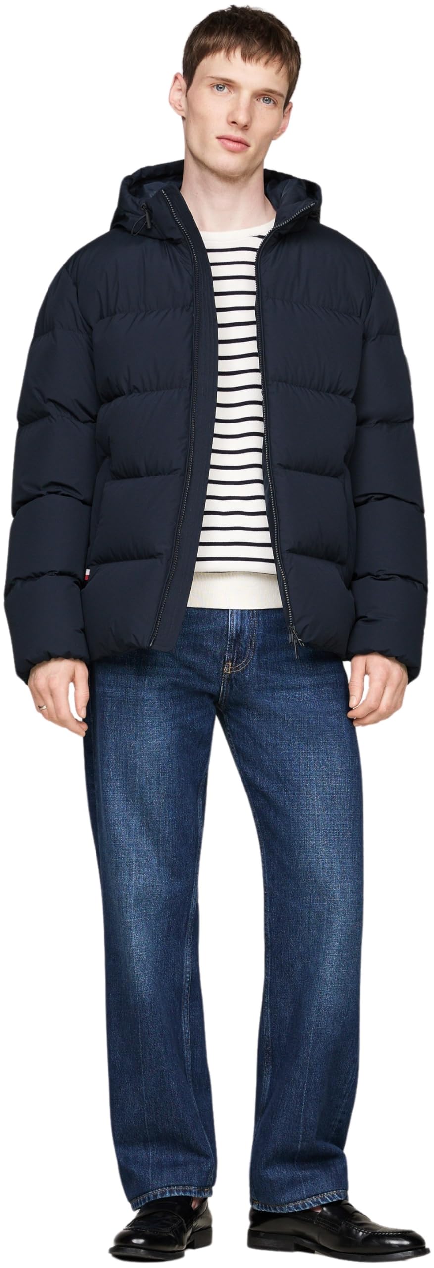 Tommy Hilfiger Cazadora Acolchada Hombre Down Hooded Puffer Jacket con Capucha