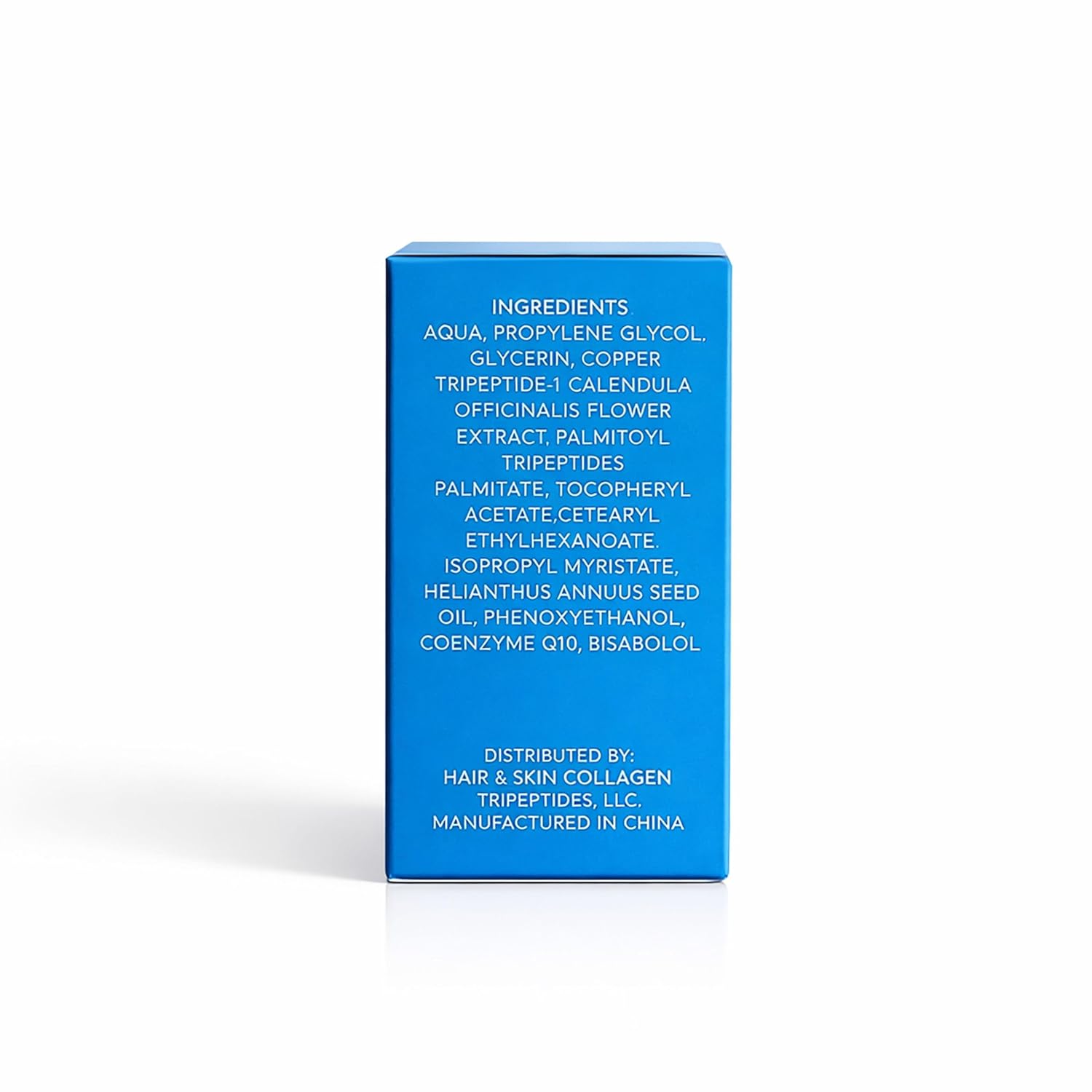 Face Neck Serum, 5% Copper Tripeptide GHK-Cu + 0.5% Coenzyme Q10, Palmitoyl Tripeptides Skin Revitalizer, Wrinkles, Tightening, Collagen - For Men and Women