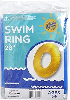 Home Smart 20 Inch Swim Ring Assorted Colors