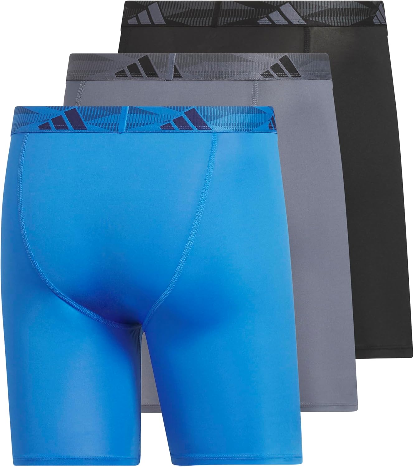 adidas Men's Microfiber Boxer Briefs Underwear (Multipack) Athletic Stretch-Fit - Image 5