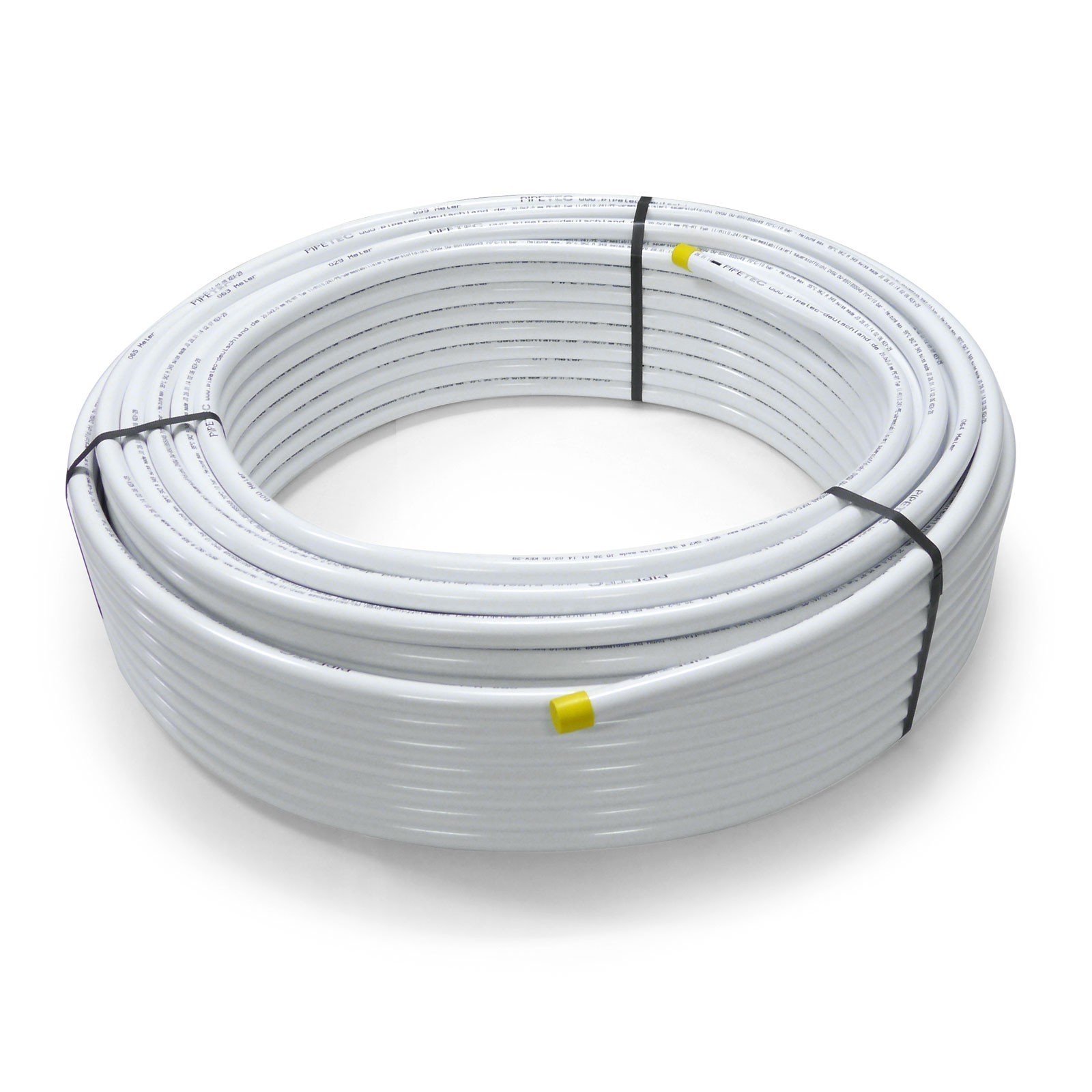 Pipetec Aluverbundrohr Aluminium Mehrschichtverbundrohr 26x3 mm 10m weiss PEX-Rohr Alu-Mehrschicht-Verbundrohr MV-Rohr Mehrschichtrohr Heizung Wasser