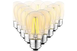 Edison Style LED Bulb E26 40W 12 Pack