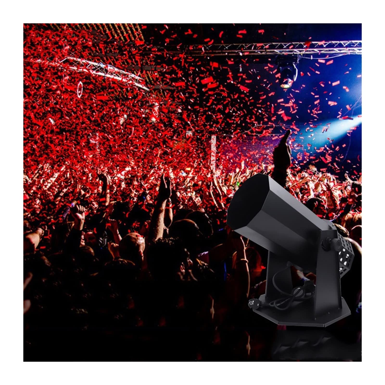 Konfetti-Maschine Confetti Launcher Inkjet Papiermaschine Farbpapiermaschine Bühne Regenbogen Maschinenstufe Hochzeitseffekt Für Hochzeitsfeier Dekoration