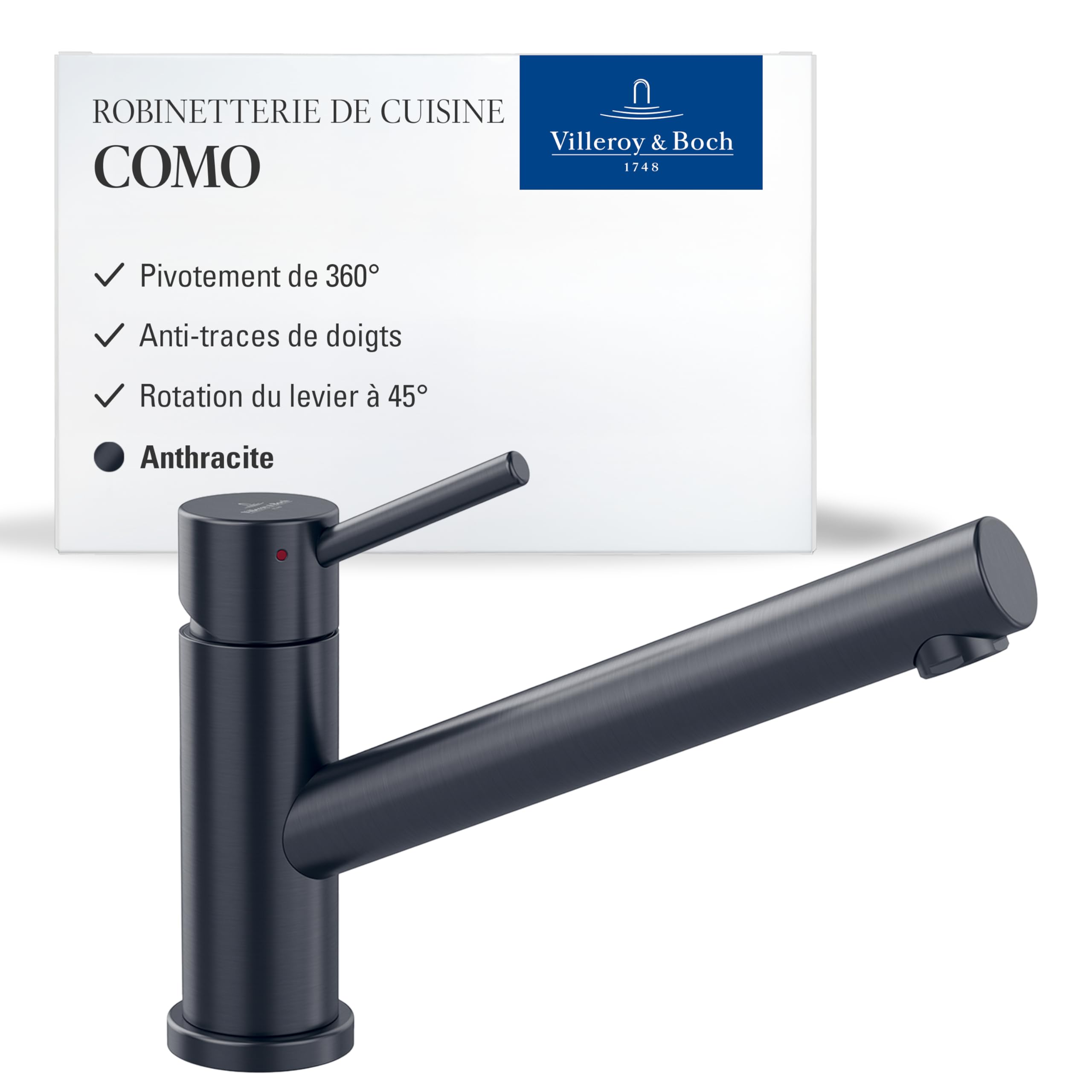 Robinetterie de cuisine Villeroy & Boch Como pour simplifier vos recettes au quotidien