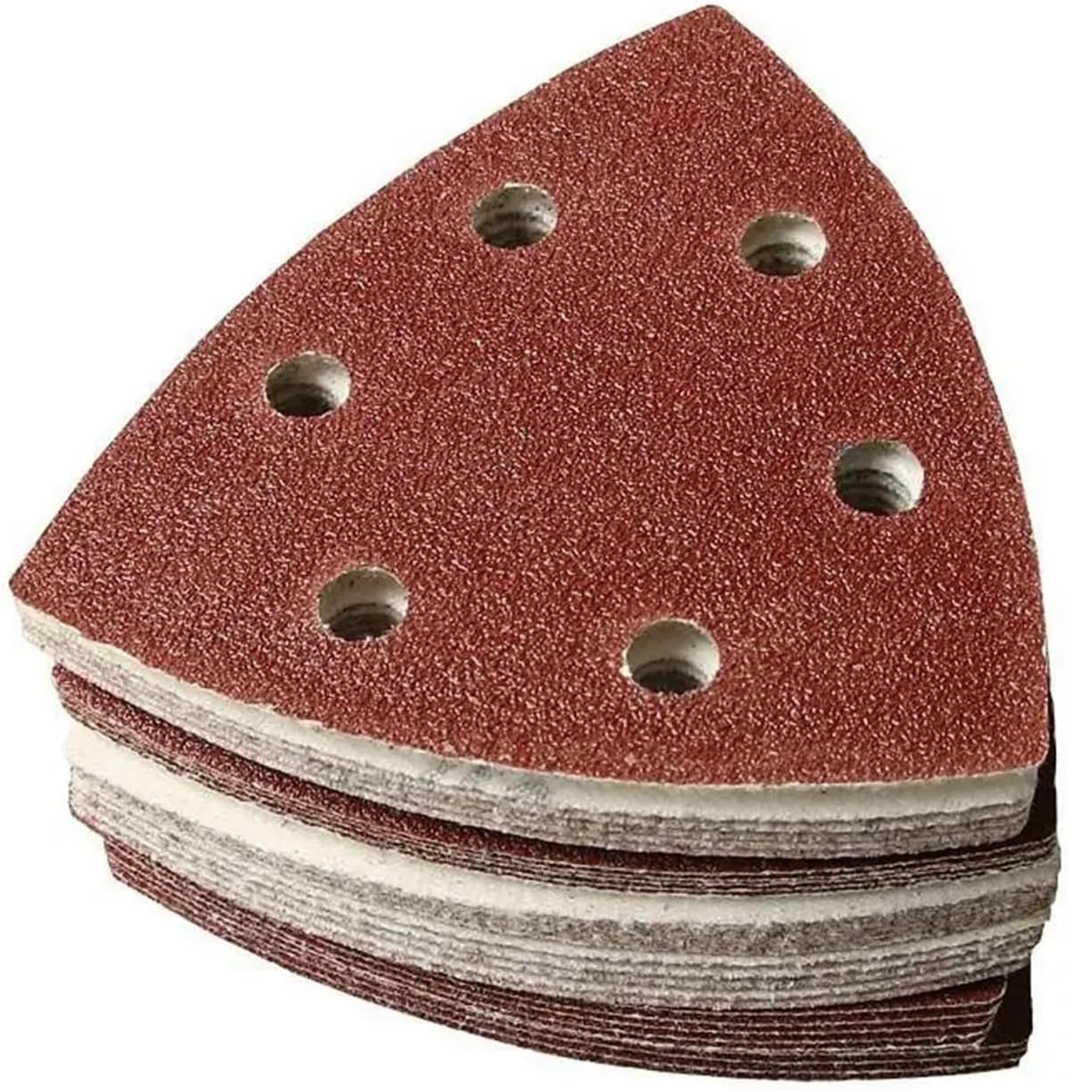 Sanding Pads, 100PCS Triangular Sanding Disc 90mm Sander Hook & Loop Sandpaper Abrasive Tools for Sanding Grit 40-1000 for Wood Furniture(800)