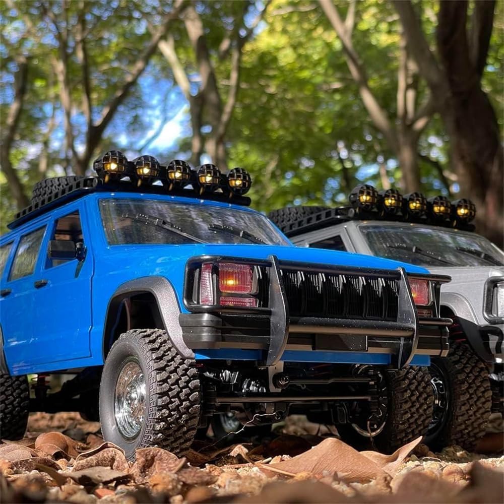 Skala 1:12 4wd All-terrain Off-road Rc Car Ze światłami Led I Gumowymi Oponami, Samochód Do Wspinaczki Z Pilotem Zdalnego Sterowania Z Pięknym Wnętrzem