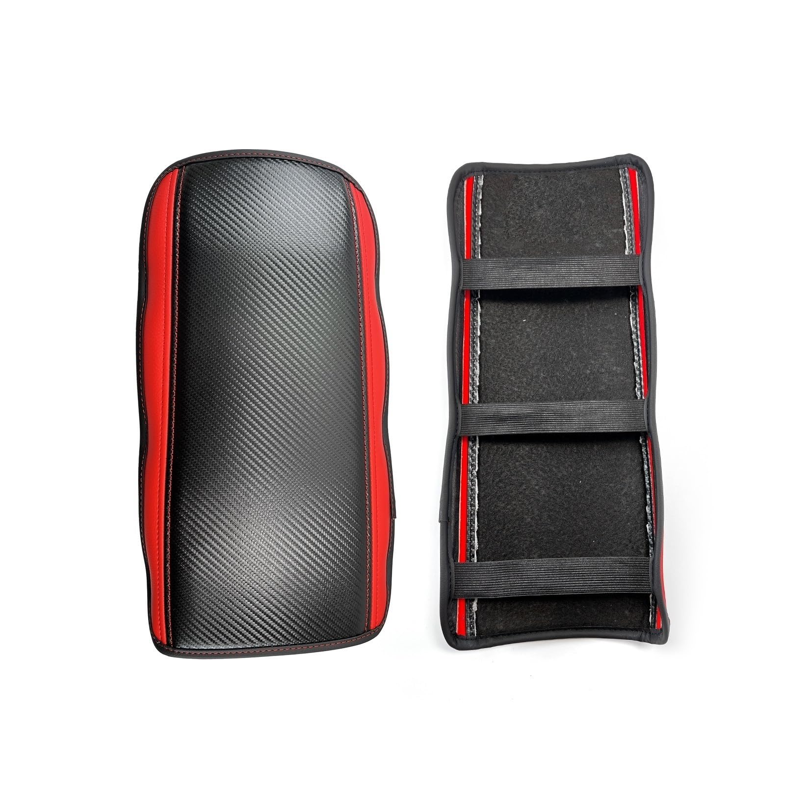 Drezzo Red Car Center Console Cover For Ioniq 5 2022 2023 Car Armrest Box Cover Central Control Storage Pad Auto Interior Accessories(Red)