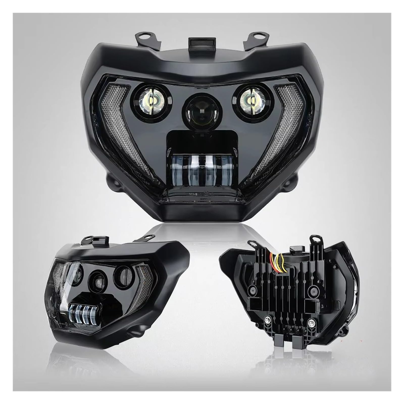 LED Faros Moto para MT 07 para MT-07 2018 2019 2020 Montaje LED Impermeable Faros Delanteros Motocicleta para MT07 Faros Delanteras