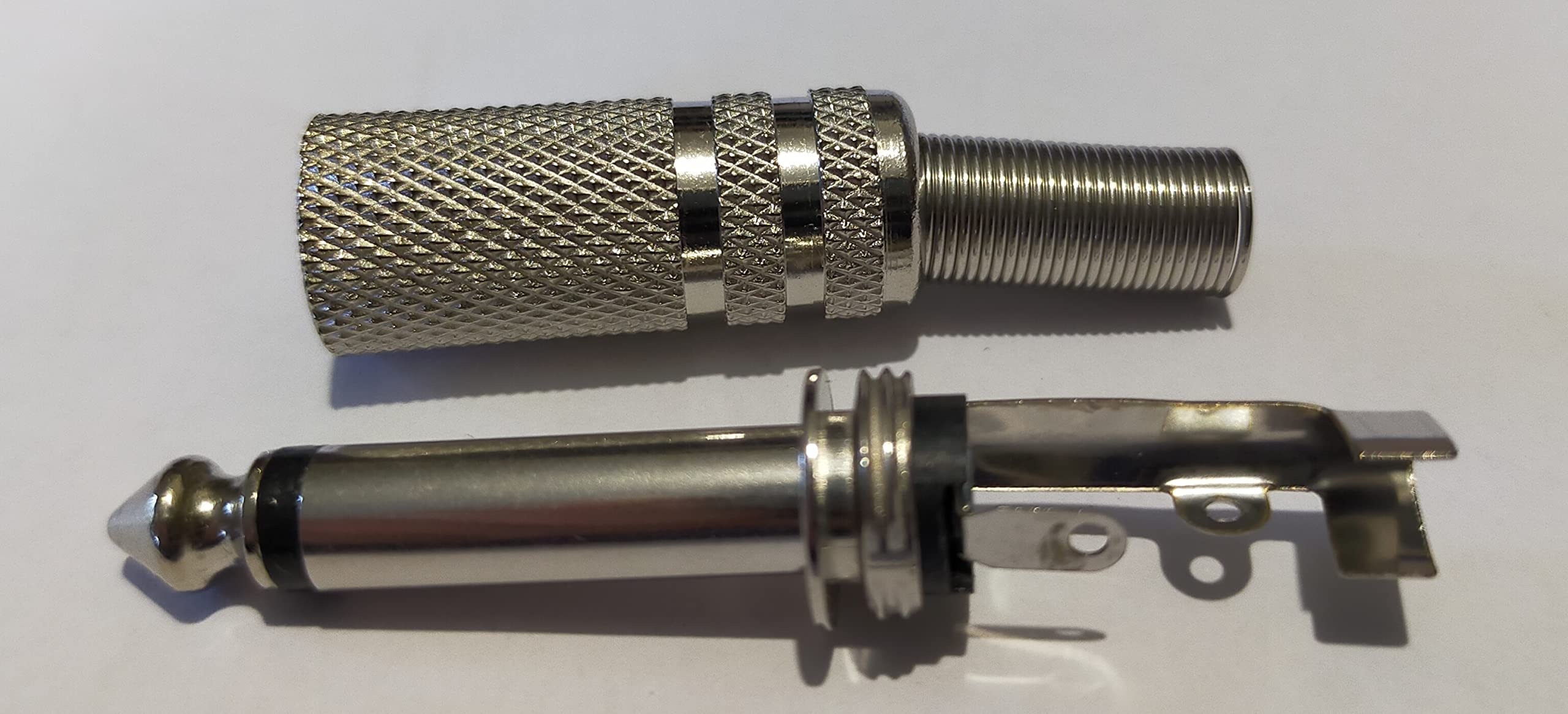 CONNETTORE JACK PROFESSIONALE MASCHIO 6,35mm - MONO - ROSSO - Foto 10