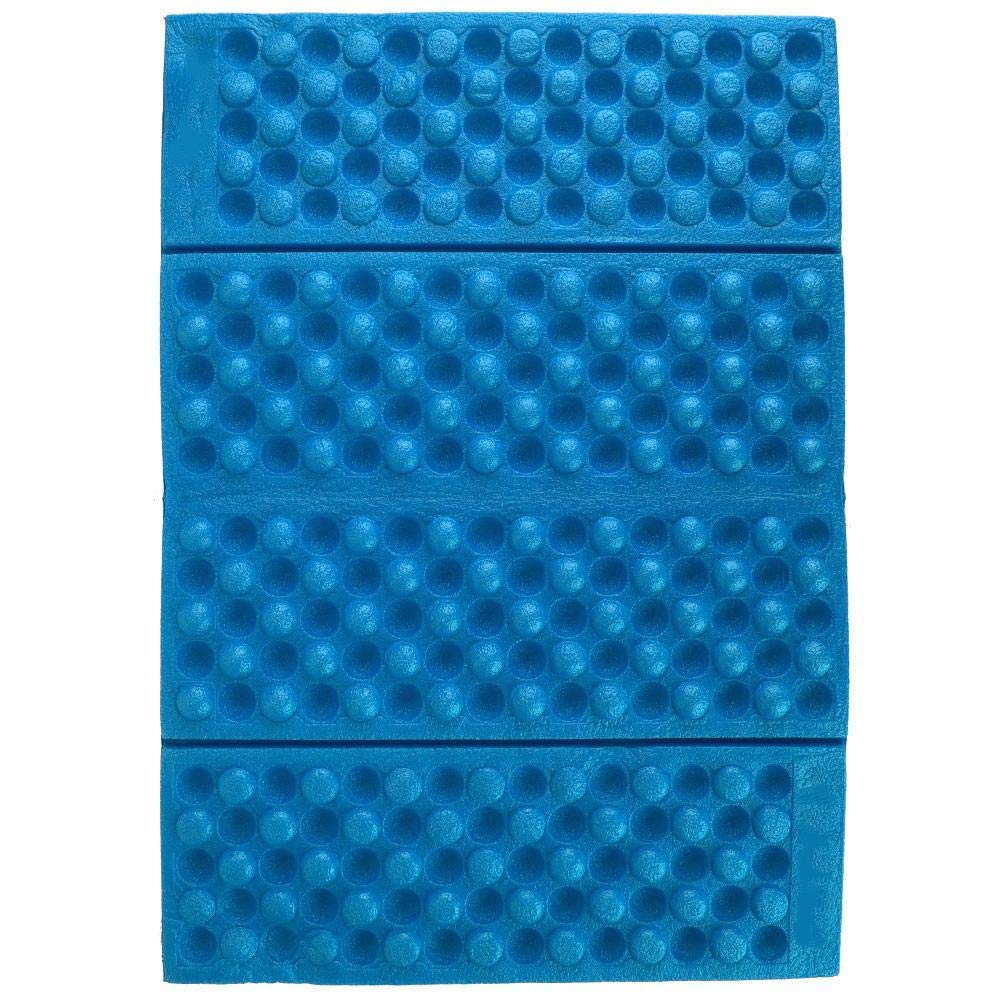 Demeras Mata kempingowa XPE składana poduszka siedzenia odporna na wilgoć Mini Foam mata do siedzenia na piknik, wędrówki, wspinaczkę, biwakowanie, podróże (Niebieski+Czarny)
