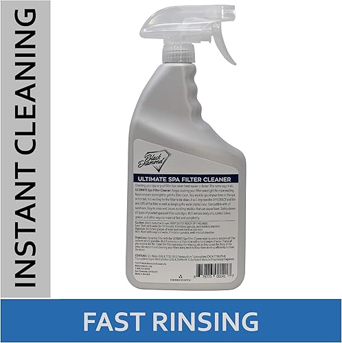 Miniatura 6 de Black Diamond Stoneworks Ultimate Spa - Limpiador de filtro de piscina de acción rápida y tratamiento clarificador de agua con enzimas naturales