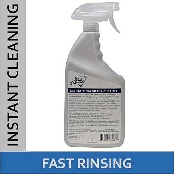 Ultimate Spa Filter Cleaner Fast-Acting Spray for Hot Tub & Pool Filters. 1-QT, 1-G, Ultimate SPA and Pool Natural Enzyme Water Clarifier Treatment for Hot Tub. Reduces Chemical use. 1-QT