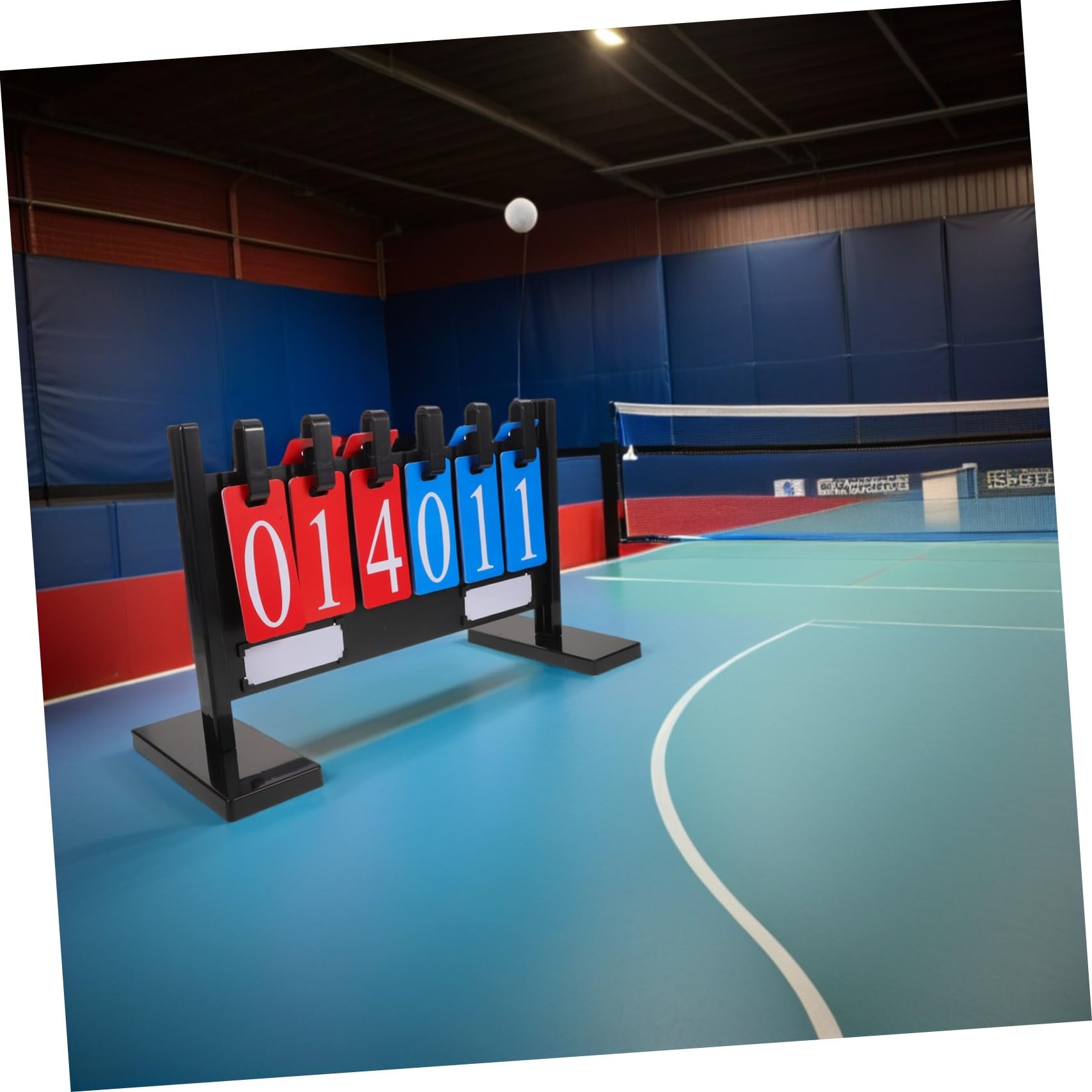 Tabellone Segnapunti da Competizione a 6 Cifre, Autoportante | Pvc, Struttura Smontabile, Display Chiaro per Pallavolo e Basket in Eventi e Sedi Diverse