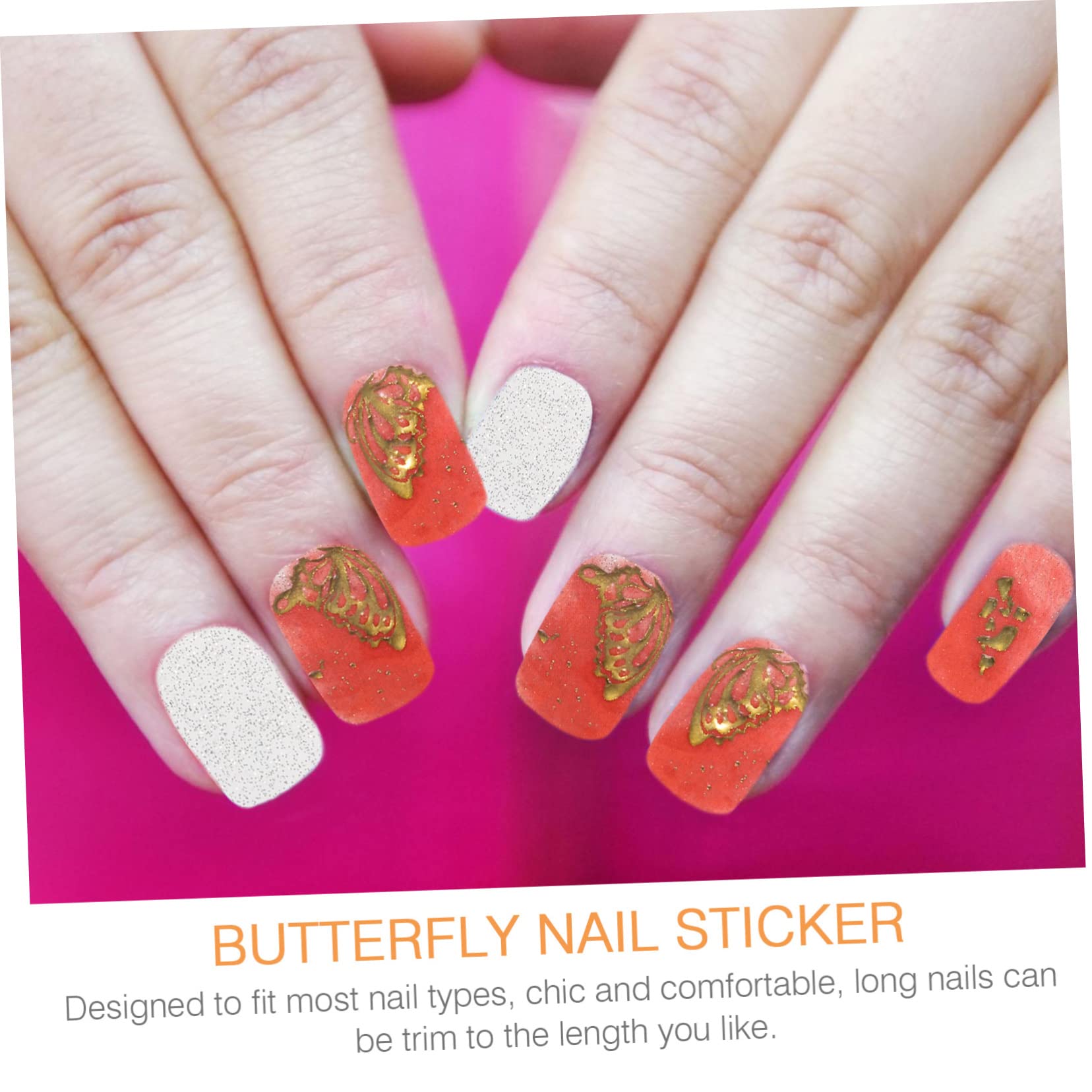 FRCOLOR 4 Set Di Decorazioni Per Unghie Decalcomanie Per Unghie Set Per Manicure Tronchesi Per Unghie Per Feste Di Festival