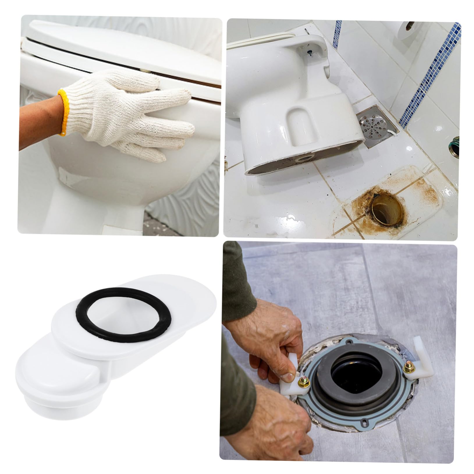 Kit Desplazador de Desagüe para Inodoro Compatible con Salidas Antiobstrucción Antileakage