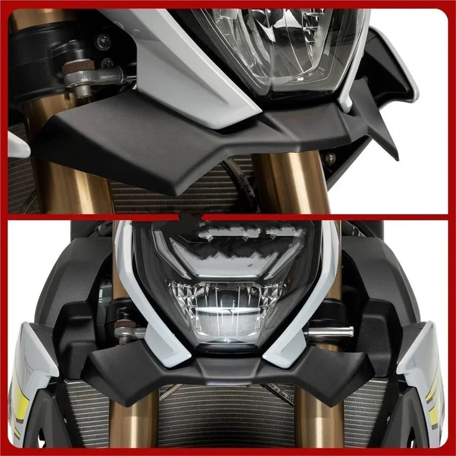 Spoiler dachowy Pasuje do BMW S1000R S 1000 R S100 2021-2023 Downforce Naked przedni spojler Alerones Aerodynamiczny deflektor skrzydła tylnego zderzaka