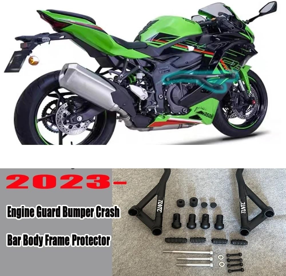 エンジンガード KAWASAKI用 N&inja ZX-4R用 ZX-4RR用 ZX4R ZX4RR 2023