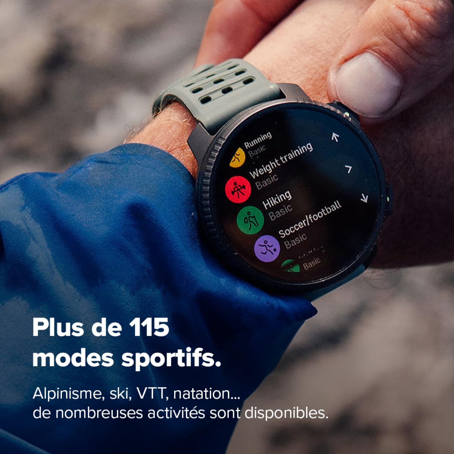 SUUNTO Vertical 2 Montre GPS Sport, Écran Tactile AMOLED Lumineux avec Design Robust, Lampe LED Intégrée, Autonomie 20 Jours, Cartes Hors-Ligne, Navigation Fiable, 115+ Modes de Sport