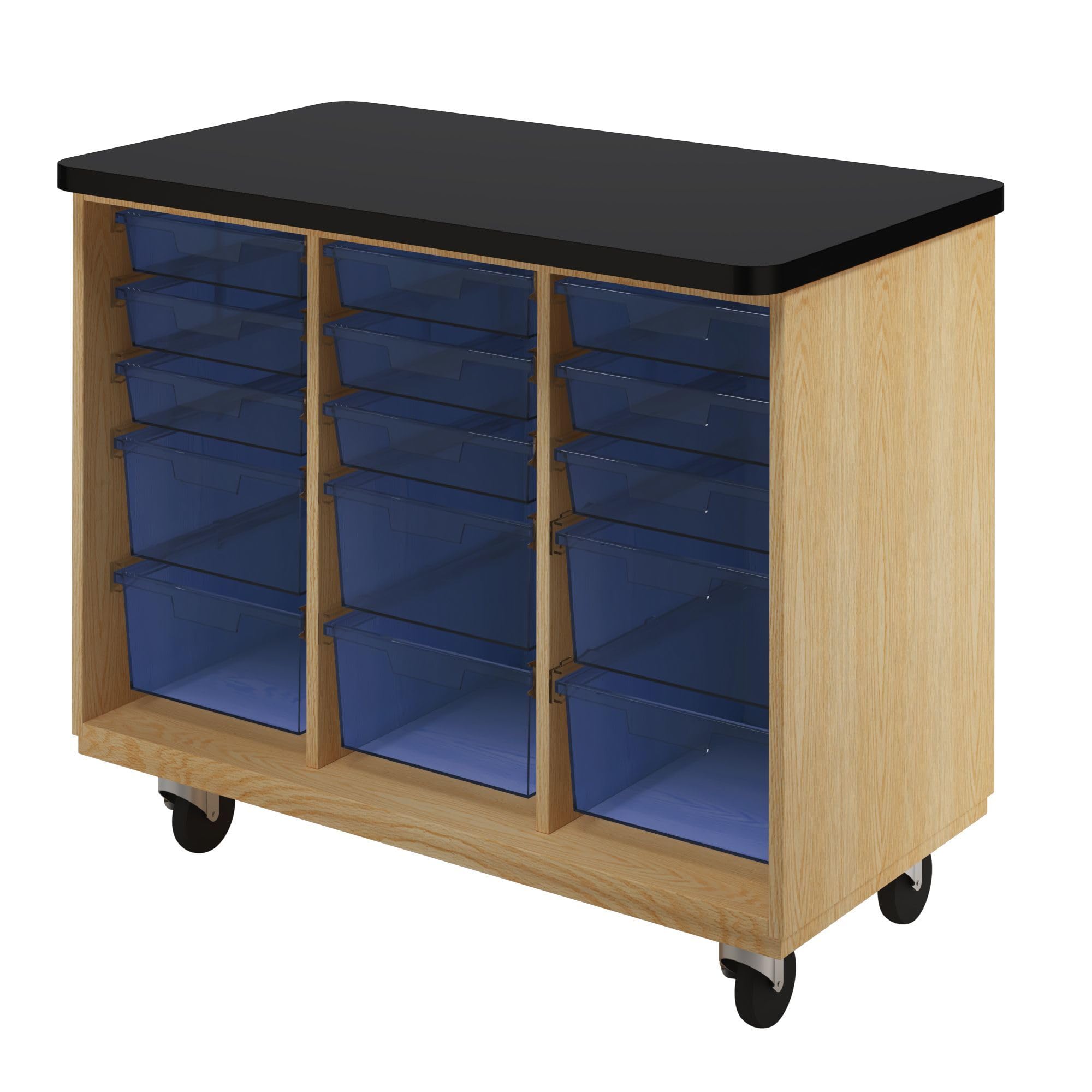 Diversified Spaces Mobile Classroom Storage Tote Cabinet 36