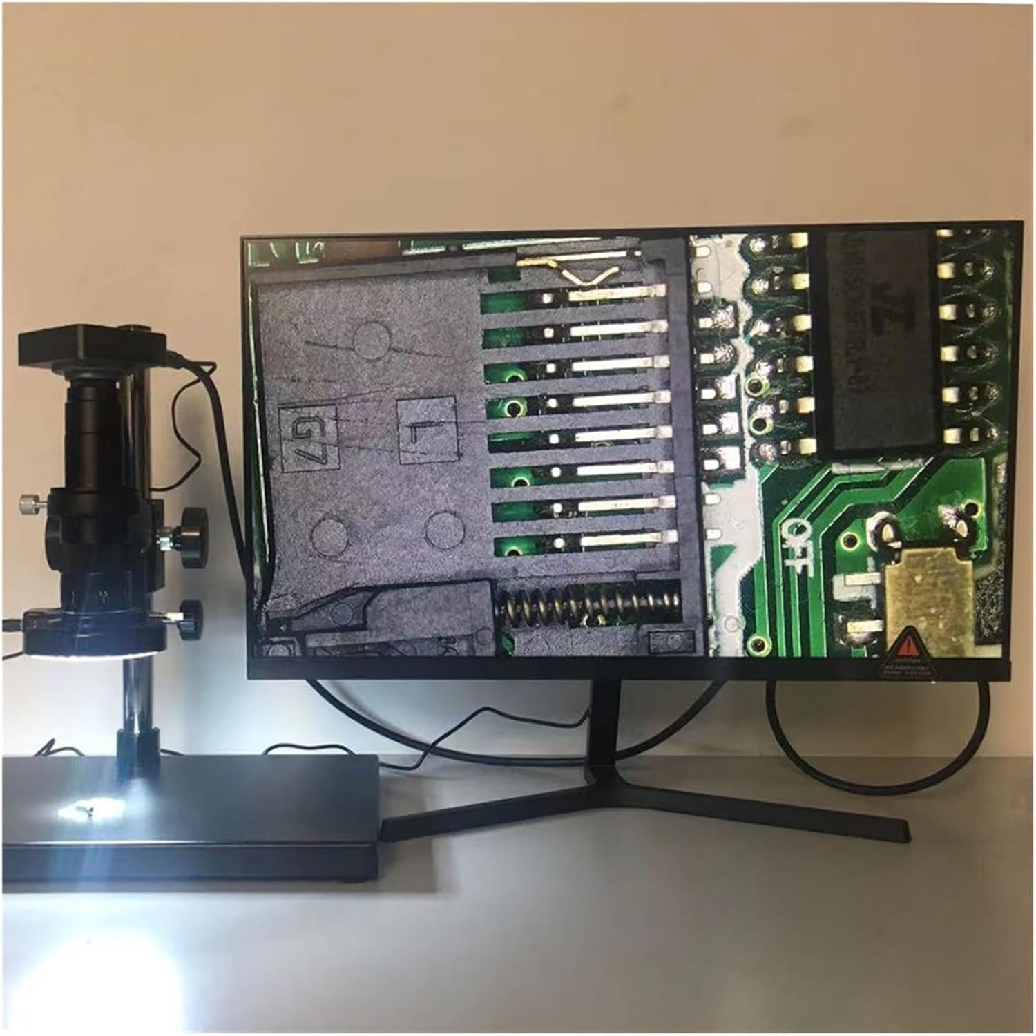 レッド】ラボ用顕微鏡アクセサリー 38MP 1080P HDMI ビデオ顕微鏡カメラ 130X 2000X 250X 調整可能 | プロ用顕微鏡レンズ、 38MP 2K 60FPS USB 工業用デジタルビデオ顕微鏡カメラ + ズーム 130X C マウントレンズ | CHAPPED