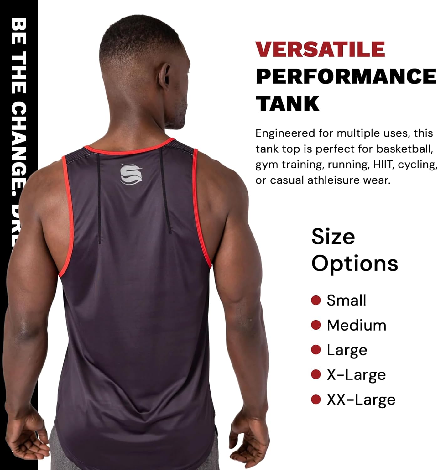 Men’s Gym Tank Top – Athletic Basketball Tank for Gym, HIIT, Outdoor Workouts, Comfortable Fit, Performance Activewear