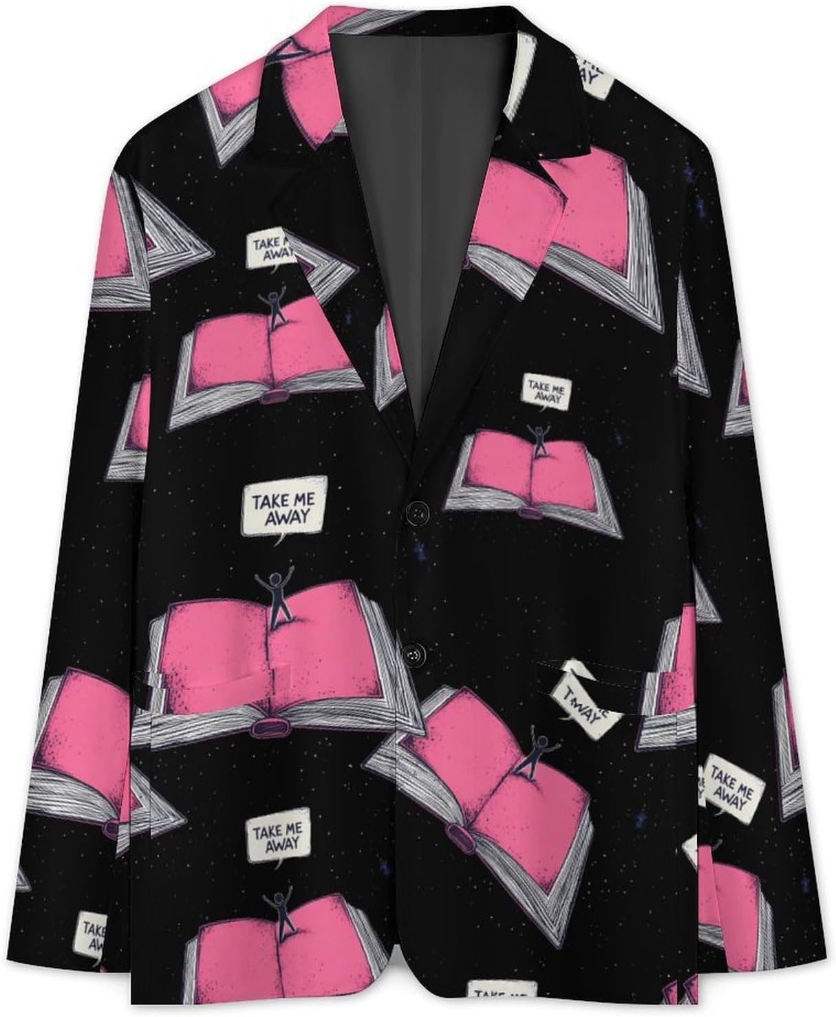 Take Me Away Suits Blazer for Men Two Buttons Business Jacket Coat Wedding Dinner Party