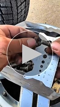 Stainless Steel Double-Sided Bolt Gauge Card,Portable Highly Precise