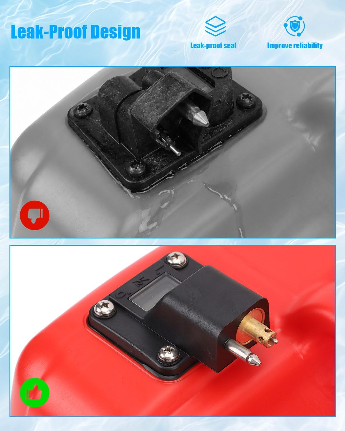 Boat Marine Fuel Line Connector Fit for Suzuki DF4-140 HP Outboard Motor Replace 65750-87J10 65750-87J11 65720-986B0 65750-87JL0 65750-87J00 18-80419, Marine Use