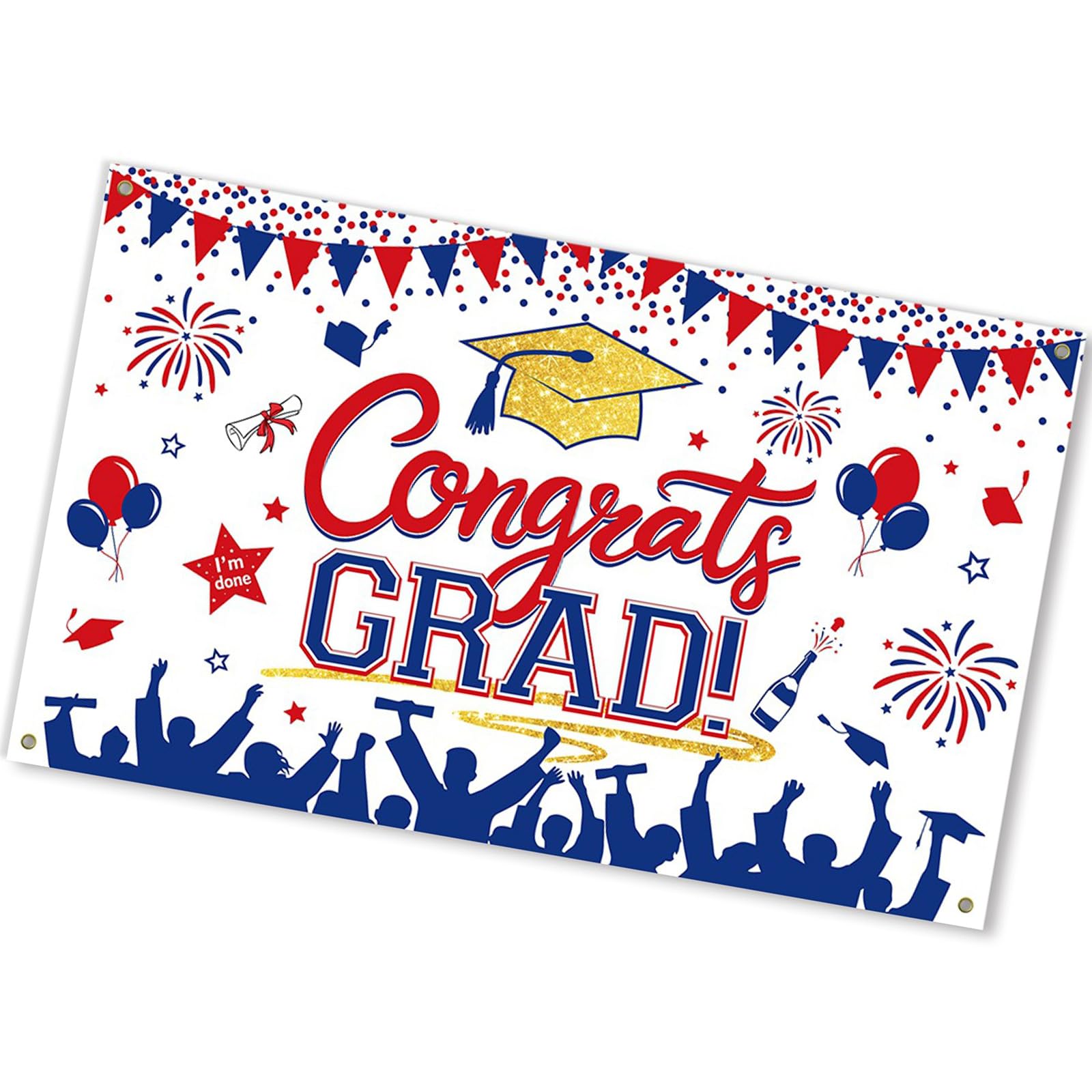 Asukohu Backdrop Festival Graduation Banner And Helical Honey Comb Decoration Hanging Party Garland Memorable Party Accessories Twist Cell Background