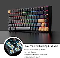 Vista 7 de ONE METER 75 Wireless Mechanical Keyboard Hot Swappable Mechanical Gaming Keyboard with Gateron G-Pro Switch and PBT Keycaps RGB LED Backlit