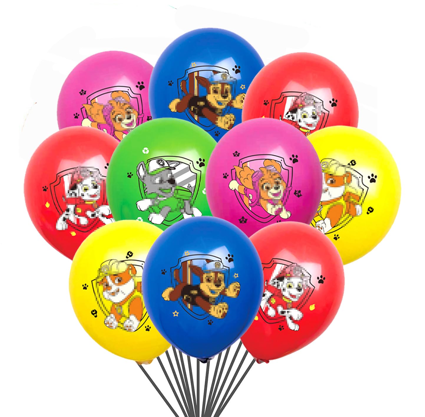 20Pcs Dog Balloons Theme Birthday Party Decorations Party Latex Balloons For Birthday Party Decoration