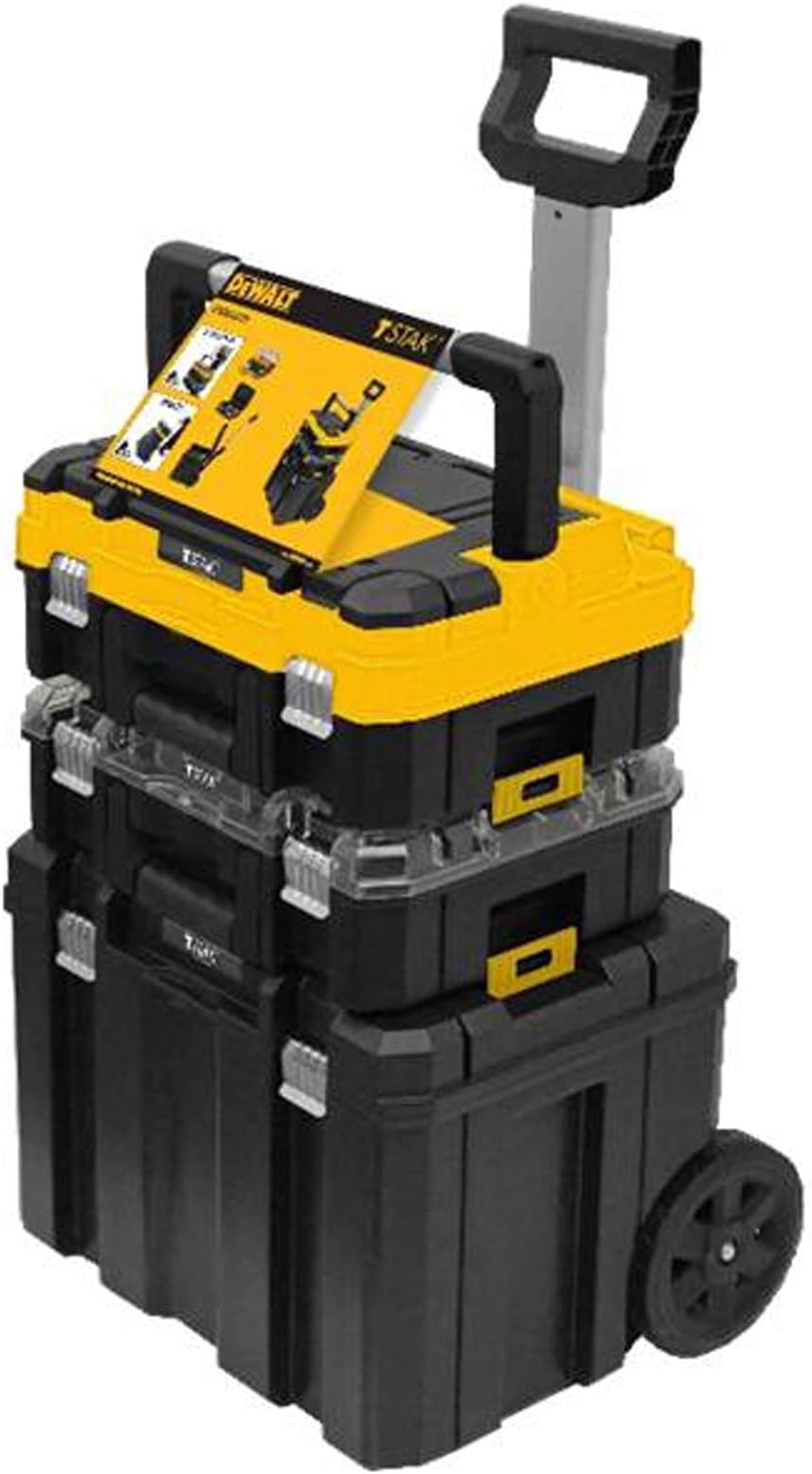 Dewalt DWST1-81049 TStak Tower Rolling Mobile Tool Storage Boxes