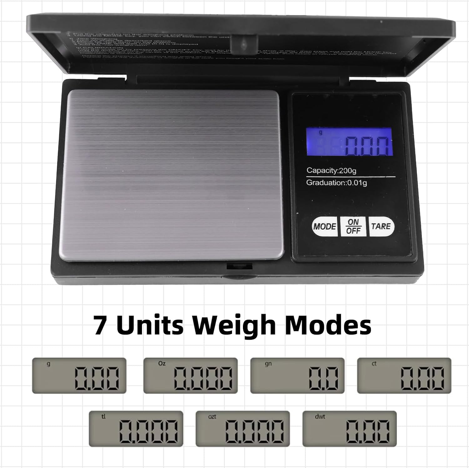 Arrow Scale Grain/Gram Transform Arrow Shaft Arrowheads Broadhead Arrow Nock Weight Mini Pocket Digital Scale Arrow Holder Grain Scales （No Battery）