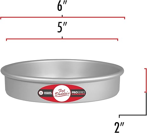 Miniatura 3 de Fat Daddios PRD - Set de bandejas para hornear de alumino anodizado 2 5 cm de profundidad Plateado