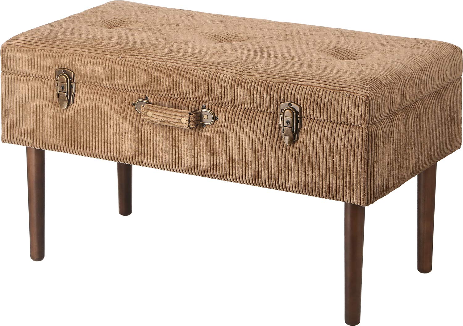 Amazon.co.jp: 不二貿易 ベンチ トランク型 幅80cm ベージュ