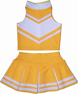 Big Girls' Women Cheerleader Costume Uniform Cheerleading Adult Dress Outfit Halloween