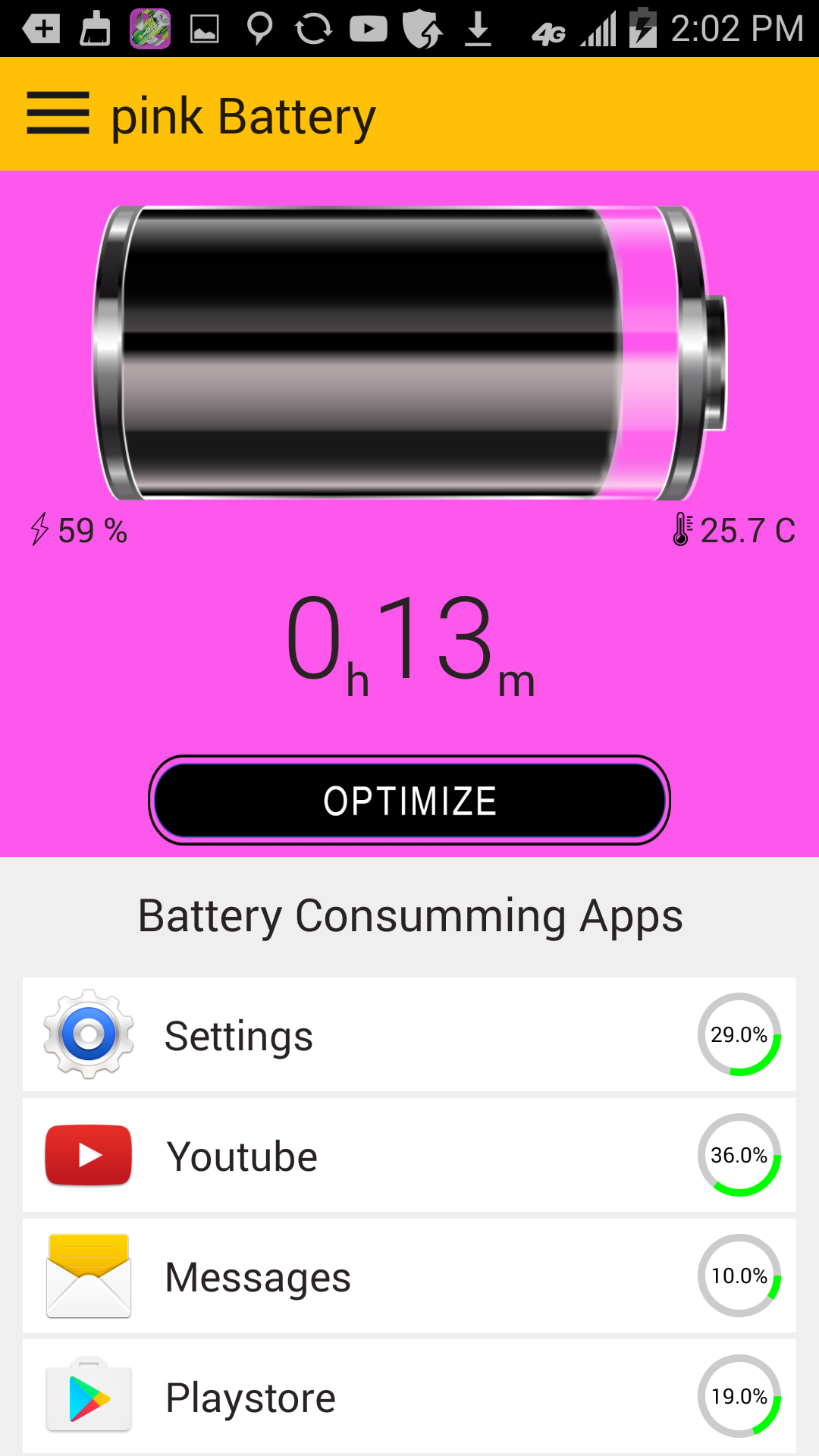 New Pink Battery booster - App on Amazon Appstore