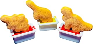 3D Printed Dino Nuggets with Sauce Base