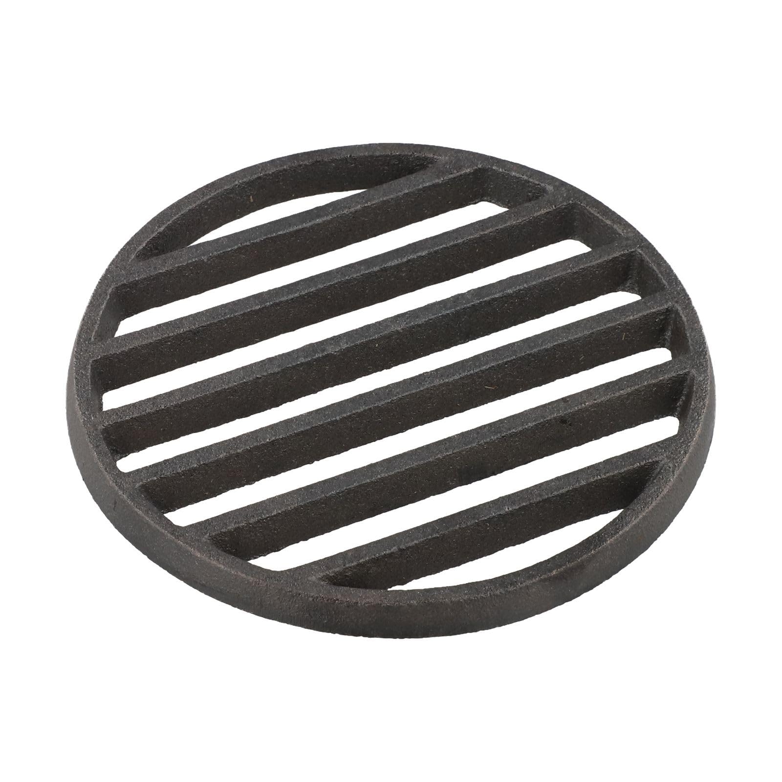 Wysokiej jakości żeliwny okrągły ruszt do grillowania 12 cm siatka do pieczenia mięsa pasuje do większości grillów, wytrzymałe akcesoria do gotowania, idealny do gotowania na świeżym powietrzu