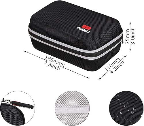 Miniatura 6 de FBLFOBELI Funda rígida de EVA compatible con FEELWORLD FW568 V3 6 pulgadas DSLR cámara monitor de campo, bolsa protectora de almacenamiento (solo