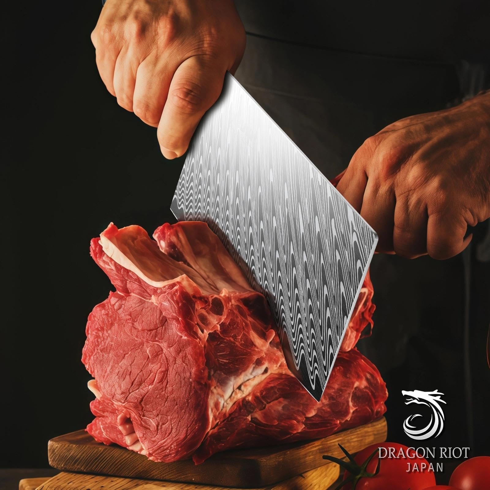 Coltello Cinese da Cucina in Acciaio Inox Affilato per Tagliare Carne
