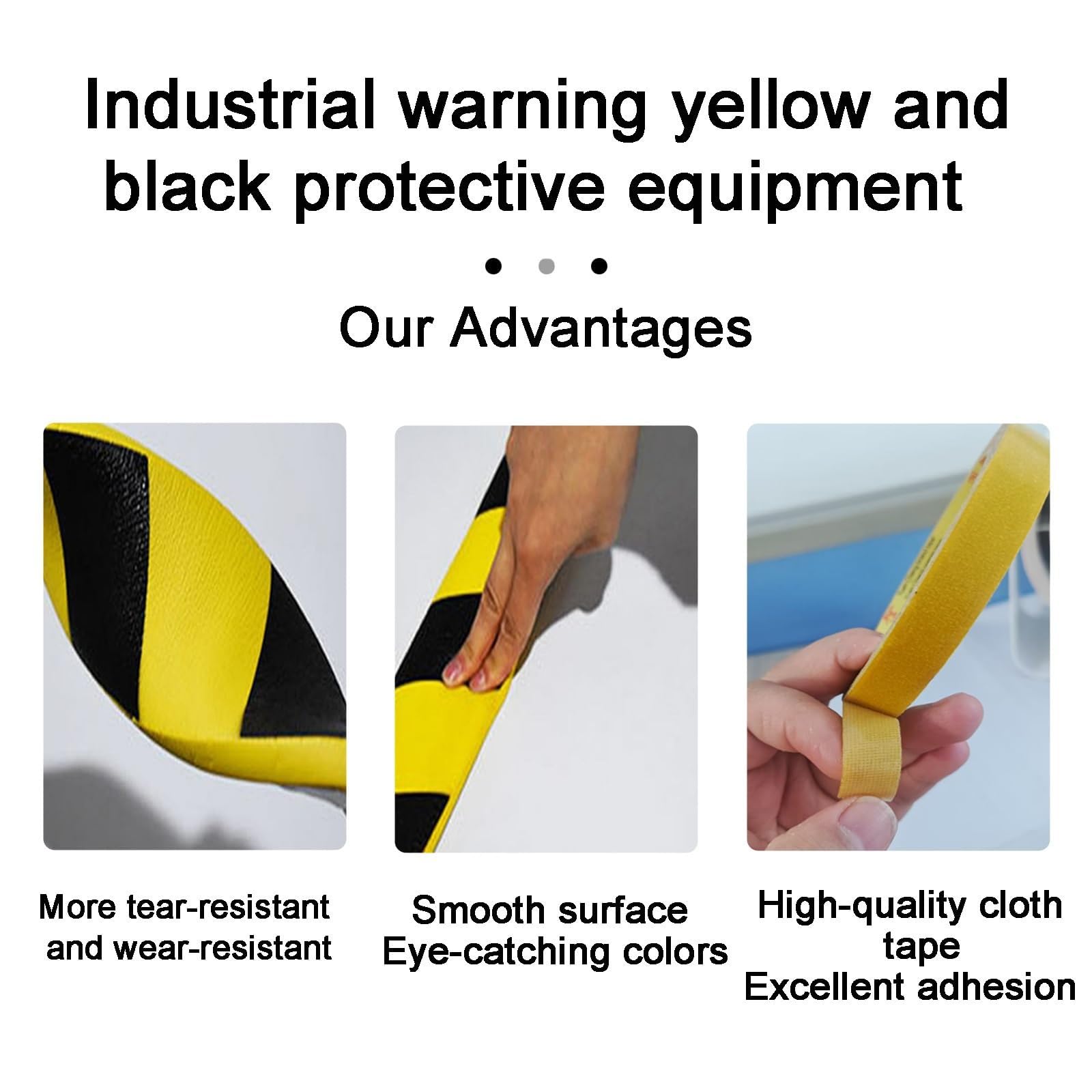 Protection d'angle Murale 5 Pièces, Protection d'angle de Meuble de 25 M, Protections d'angle en Caoutchouc NBR Jaune et Noir, pour La Sécurité des Garages et Entrepôts